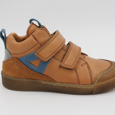 Froddo, Halbschuhe, Ledersneaker, Leder, Klettverschluss, Schutzkappe, cognac, weich, Mädchenschuhe, Jungsschuhe
