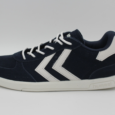 Hummel, Halbschuhe, Ledersneaker, Leder, Schnürung, dunkelblau