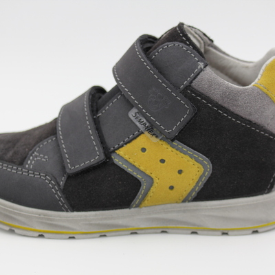 Ricosta, Halbschuhe, Ledersneaker, Leder, Klettverschluss, Schutzkappe, blau, weich, wasserdicht, Jungsschuhe
