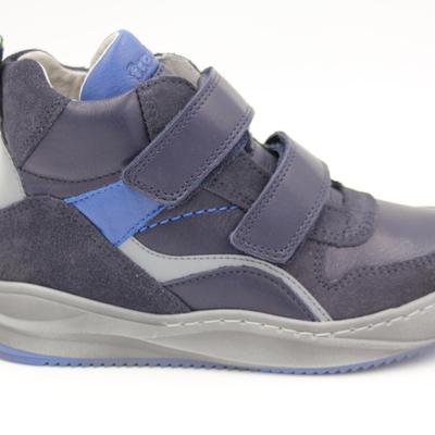 Froddo, Halbschuhe, Ledersneaker, Leder, Klettverschluss, Schutzkappe, blau, weich, Jungsschuhe