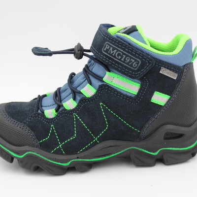 Primigi, Halbschuhe, Ledersneaker, Leder, Wanderschuhe, Schutzkappe, mesh, wasserdicht, blau, weich, Jungsschuhe