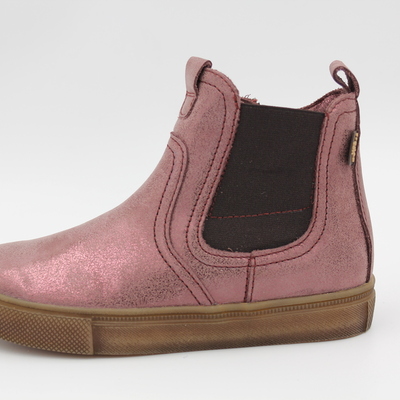 Froddo, Chelsea Boots, Leder, Reißverschluss, Mädchenschuhe, Anziehlasche, wasserdicht, Schutzkappe, rosa