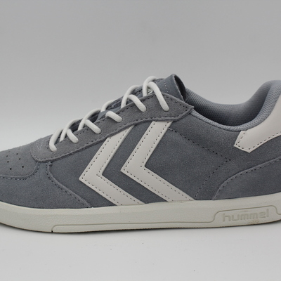 Hummel, Halbschuhe, Ledersneaker, Leder, Mädchenschuhe, Jungsschuhe, Schnürung, grau
